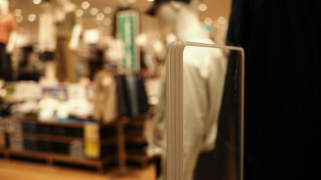 security camera in retail store